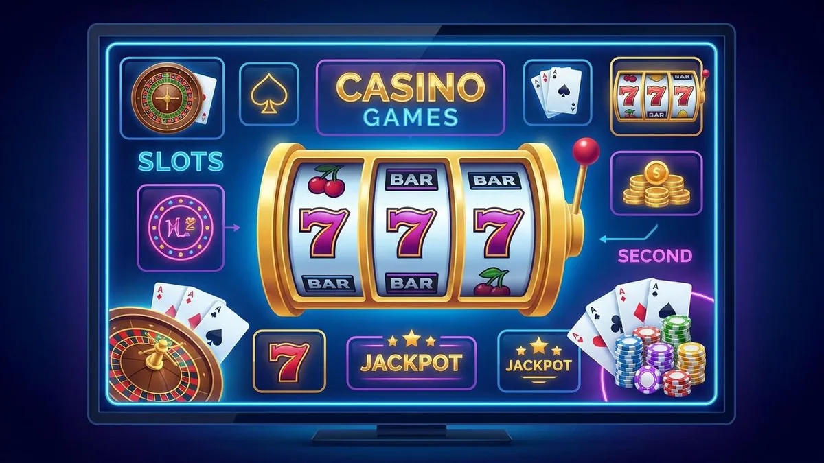 Casino games lobby